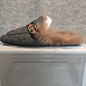 Gucci princetown herringbone mule, size 11,men, authentic, used in good conditio